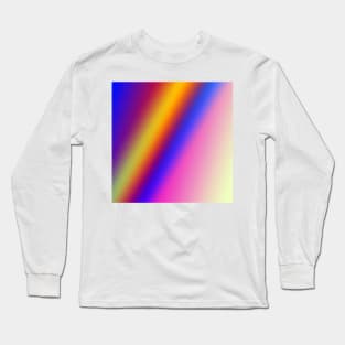 red blue green abstract texture background Long Sleeve T-Shirt